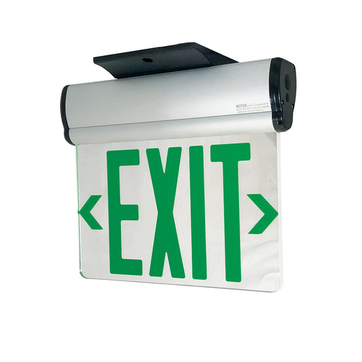 Exit LED Edge-Lit Exit Sign Aluminum