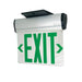Nora Lighting - NX-810-LEDGMA - LED Edge-Lit Exit Sign - Exit - Aluminum