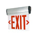 Nora Lighting - NX-811-LEDR2MA - LED Edge-Lit Exit Sign - Exit - Aluminum