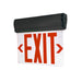 Nora Lighting - NX-811-LEDR2MB - LED Edge-Lit Exit Sign - Exit - Black