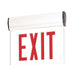 Nora Lighting - NX-811-LEDRCW - LED Edge-Lit Exit Sign - Exit - White