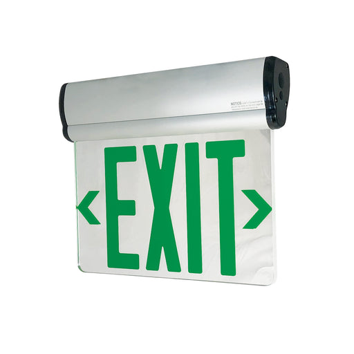 Exit LED Edge-Lit Exit Sign Aluminum