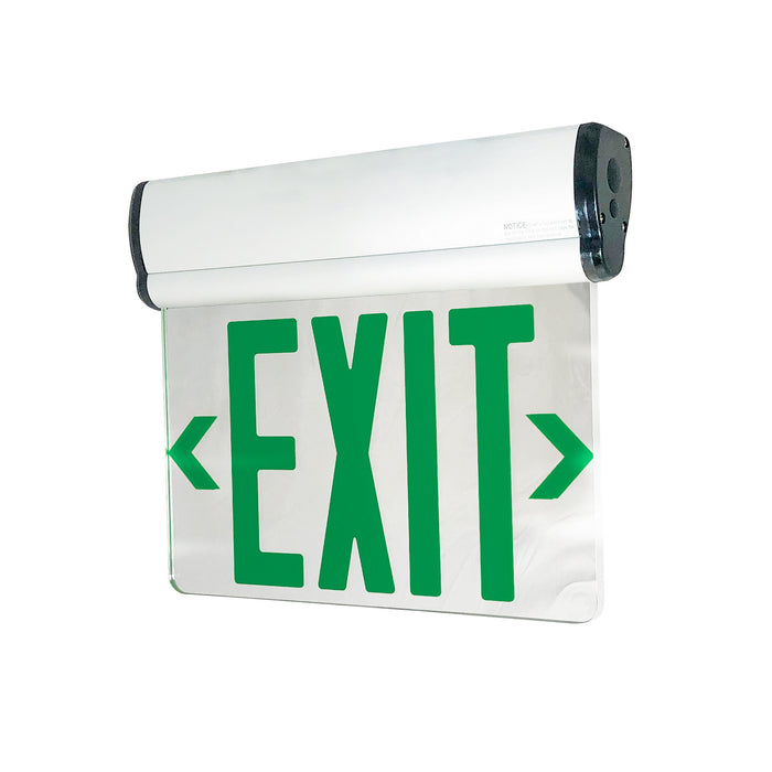 Nora Lighting - NX-812-LEDG2MW - LED Edge-Lit Exit Sign - Exit - White