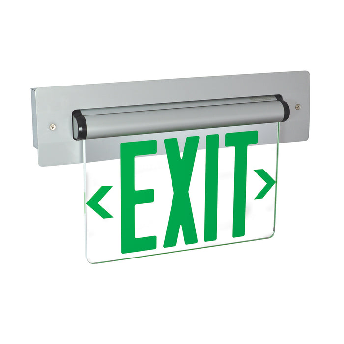 Nora Lighting - NX-814-LEDGCW - LED Edge-Lit Exit Sign - Exit