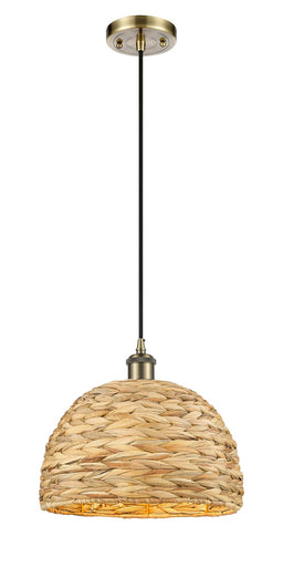 Ballston One Light Pendant Antique Brass