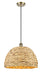 Innovations - 516-1P-AB-RBD-16-NAT - One Light Pendant - Downtown Urban - Antique Brass