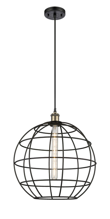 Innovations - 516-1P-BAB-CE-16-BK - LED Pendant - Ballston - Black Antique Brass