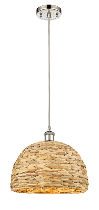 Innovations - 516-1P-PN-RBD-12-NAT - One Light Pendant - Downtown Urban - Polished Nickel