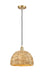 Innovations - 516-1P-SG-RBD-12-NAT - One Light Pendant - Downtown Urban - Satin Gold