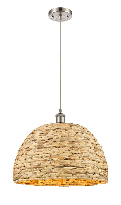 Innovations - 516-1P-SN-RBD-16-NAT - One Light Pendant - Downtown Urban - Satin Nickel