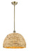 Innovations - 516-1S-AB-RBD-16-NAT - One Light Pendant - Downtown Urban - Antique Brass