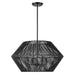 Uttermost - 21589 - Four Light Pendant - Suva - Matte Black