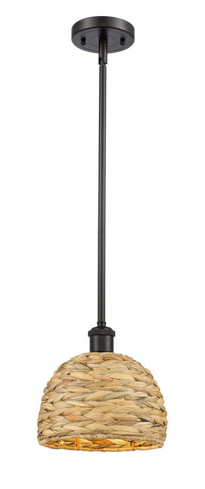 Innovations - 516-1S-OB-RBD-8-NAT - One Light Pendant - Downtown Urban - Oil Rubbed Bronze