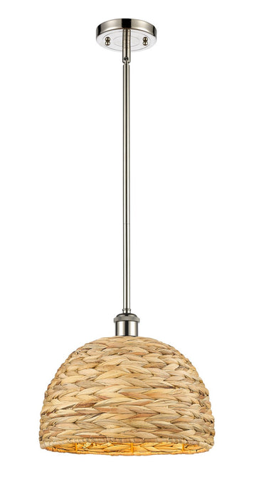 Innovations - 516-1S-PN-RBD-12-NAT - One Light Pendant - Downtown Urban - Polished Nickel