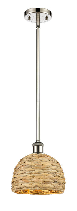 Innovations - 516-1S-PN-RBD-8-NAT - One Light Pendant - Downtown Urban - Polished Nickel