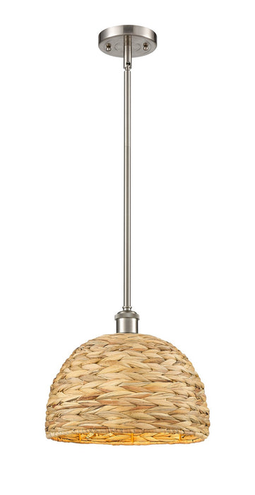 Innovations - 516-1S-SN-RBD-12-NAT - One Light Pendant - Downtown Urban - Satin Nickel