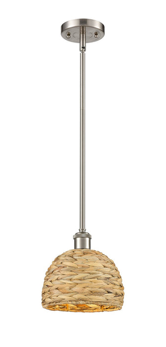 Innovations - 516-1S-SN-RBD-8-NAT - One Light Pendant - Downtown Urban - Satin Nickel