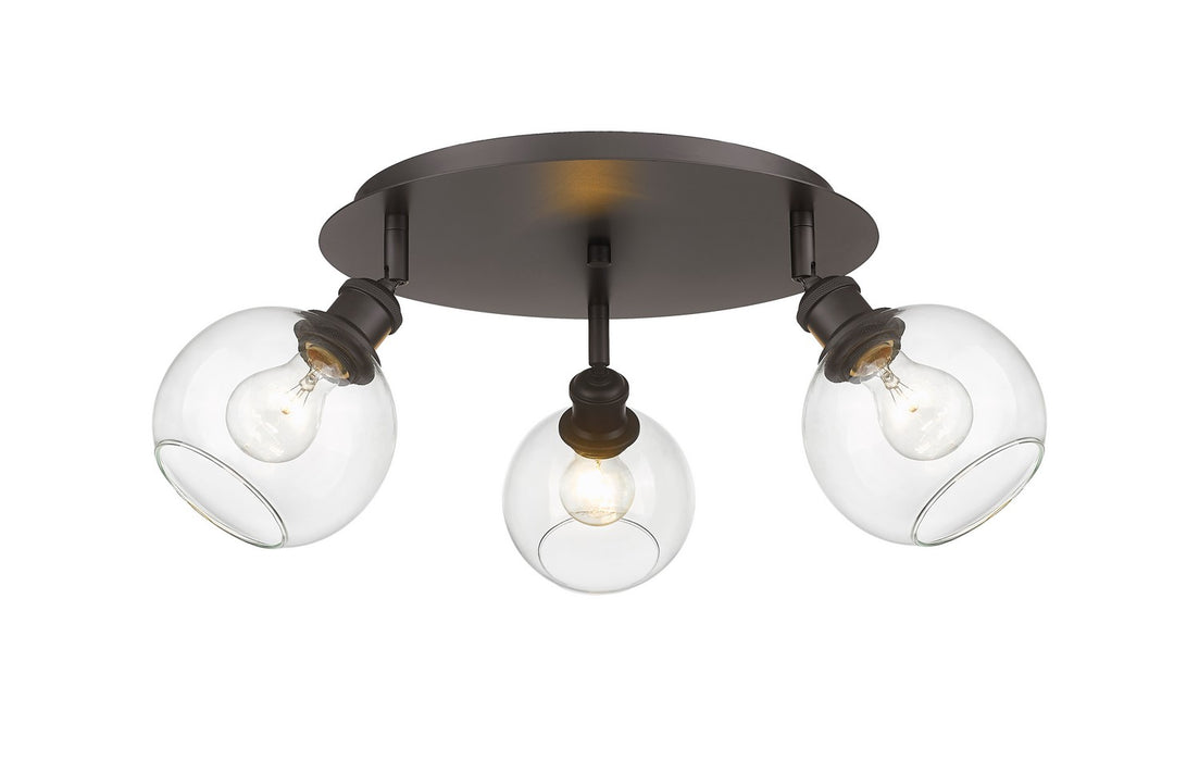 Innovations - 516-3C-OB-G122-6 - Three Light Flush Mount - Downtown Urban - Oil Rubbed Bronze