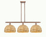 Innovations - 516-3I-AC-RBD-12-NAT - Three Light Pendant - Downtown Urban - Antique Copper