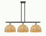 Innovations - 516-3I-BAB-RBD-12-NAT - Three Light Pendant - Downtown Urban - Black Antique Brass