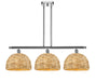 Innovations - 516-3I-PC-RBD-12-NAT - Three Light Pendant - Downtown Urban - Polished Chrome