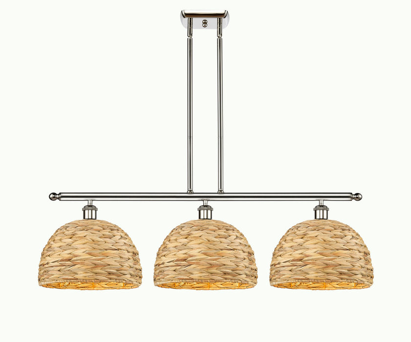 Innovations - 516-3I-PN-RBD-12-NAT - Three Light Pendant - Downtown Urban - Polished Nickel