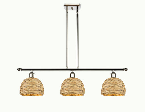 Innovations - 516-3I-PN-RBD-8-NAT - Three Light Pendant - Downtown Urban - Polished Nickel