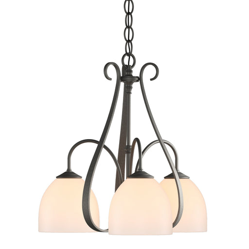 Hubbardton Forge - 101441-SKT-20-GG0001 - Three Light Chandelier - Sweeping Taper - Natural Iron