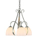 Hubbardton Forge - 101441-SKT-85-GG0001 - Three Light Chandelier - Sweeping Taper - Sterling
