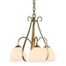 Hubbardton Forge - 101441-SKT-86-GG0001 - Three Light Chandelier - Sweeping Taper - Modern Brass