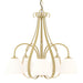 Hubbardton Forge - 101445-SKT-86-GG0001 - Five Light Chandelier - Sweeping Taper - Modern Brass