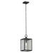 Kichler - 59008BKT - One Light Outdoor Pendant / Semi Flush - Lahden - Black Textured