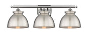 Innovations - 516-3W-SN-M14-SN - Three Light Bath Vanity - Ballston - Brushed Satin Nickel