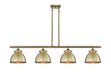 Innovations - 516-4I-AB-M14-AB - Four Light Island Pendant - Ballston - Antique Brass