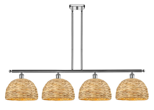 Innovations - 516-4I-PC-RBD-12-NAT - Four Light Pendant - Downtown Urban - Polished Chrome