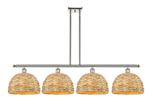 Innovations - 516-4I-PN-RBD-12-NAT - Four Light Pendant - Downtown Urban - Polished Nickel