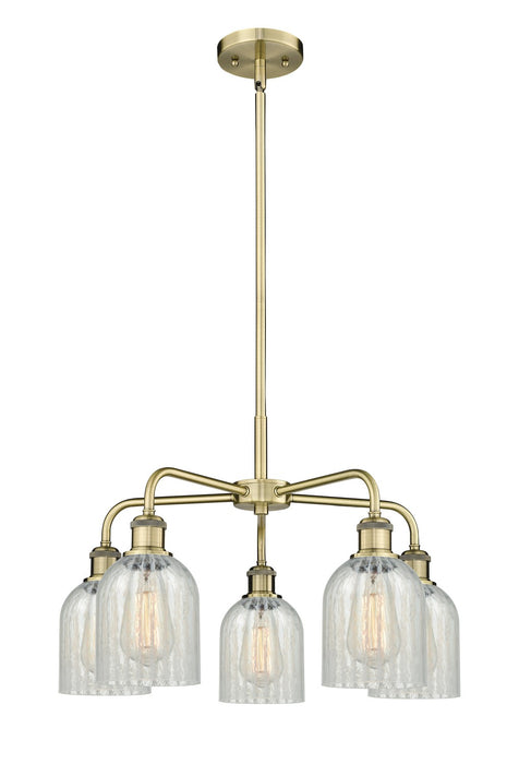 Innovations - 516-5CR-AB-G2511 - Five Light Chandelier - Downtown Urban - Antique Brass