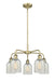 Innovations - 516-5CR-AB-G2511 - Five Light Chandelier - Downtown Urban - Antique Brass