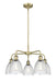 Innovations - 516-5CR-AB-G382 - Five Light Chandelier - Downtown Urban - Antique Brass