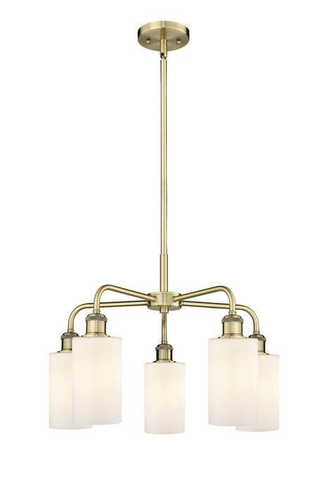 Innovations - 516-5CR-AB-G801 - Five Light Chandelier - Downtown Urban - Antique Brass