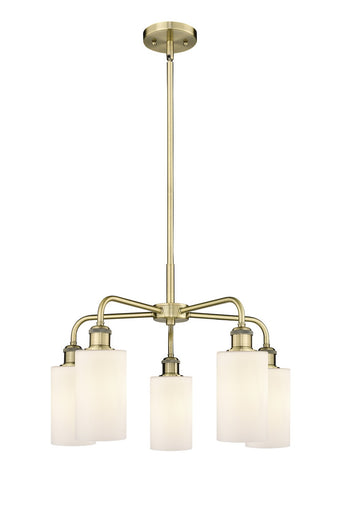 Ballston Five Light Chandelier Antique Brass