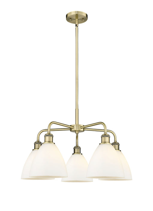 Innovations - 516-5CR-AB-GBD-751 - Five Light Chandelier - Downtown Urban - Antique Brass