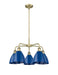 Innovations - 516-5CR-AB-MBD-75-BL - Five Light Chandelier - Downtown Urban - Antique Brass