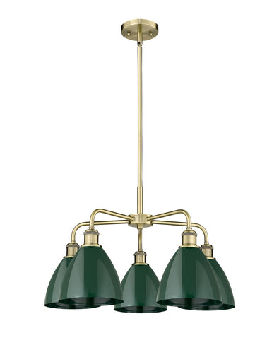 Ballston Five Light Chandelier Antique Brass