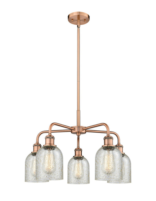 Innovations - 516-5CR-AC-G259 - Five Light Chandelier - Downtown Urban - Antique Copper