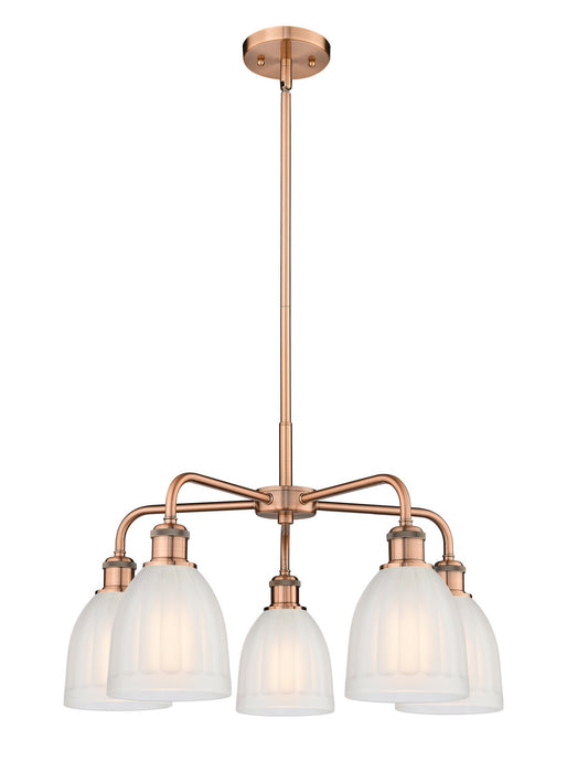 Innovations - 516-5CR-AC-G441 - Five Light Chandelier - Downtown Urban - Antique Copper
