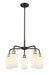 Innovations - 516-5CR-BAB-G801 - Five Light Chandelier - Downtown Urban - Black Antique Brass