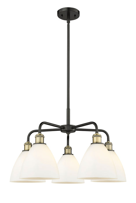 Innovations - 516-5CR-BAB-GBD-751 - Five Light Chandelier - Downtown Urban - Black Antique Brass
