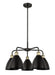 Innovations - 516-5CR-BAB-MBD-75-BK - Five Light Chandelier - Downtown Urban - Black Antique Brass