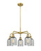 Innovations - 516-5CR-BB-G257 - Five Light Chandelier - Downtown Urban - Brushed Brass